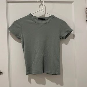 Sage green top